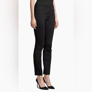 🌱 7 For All Mankind Black Jeans Womens 10 Jen7 Slim Straight Ankle 33x26